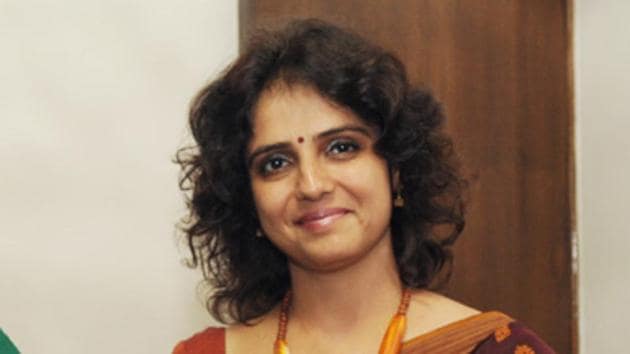 Vartika Nanda is jail reformist, professor of journalism at Lady Shree Ram College in New Delhi and convenor of the Tinka Tinka Foundation.(HT Photo)