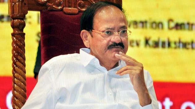 M Venkaiah Naidu rejected a notice by opposition parties seeking the removal of Chief Justice of India Dipak Misra.(PTI Photo)