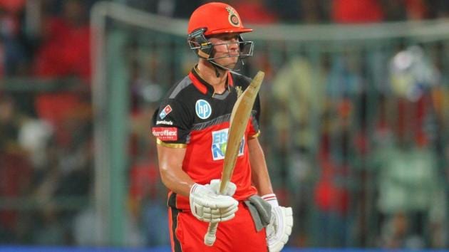 AB de Villiers has scored two half-centuries for Royal Challengers Bangalore in thr Indian Premier league (IPL) 2018.(BCCI)