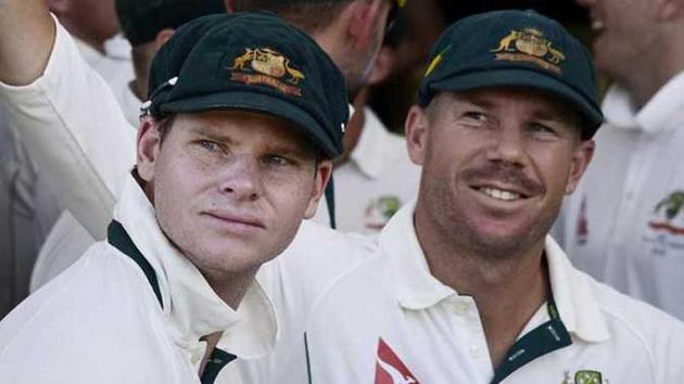 Cricket Australia confirmed one-year bans for Steve Smith and David Warner following revelations concerning ball-tampering.(Twitter)