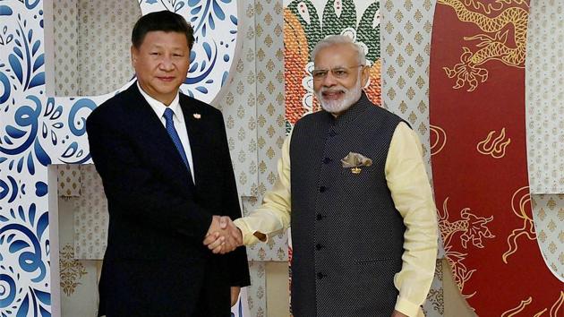 PM Narendra Modi and Chinese president Xi Jinping will hold an “informal meeting” at Wuhan this week.(PTI/File Photo)