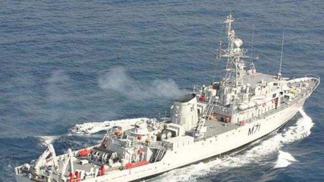 This is India’s third attempt in a decade to strengthen its navy’s mine warfare capabilities. Navies deploy minesweepers to secure harbours by locating and destroying mines. (PTI File Photo) This is India’s third attempt in a decade to strengthen its navy’s mine warfare capabilities. Navies deploy minesweepers to secure harbours by locating and destroying mines. (PTI File Photo)
