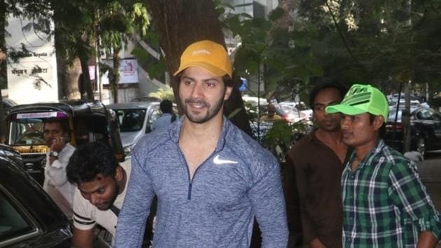 Varun Dhawan seen at a gym in Mumbai. (IANS) Varun Dhawan seen at a gym in Mumbai. (IANS)