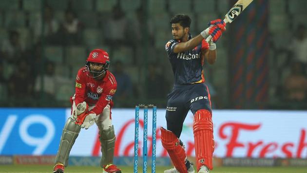 Shreyas Iyer of the Delhi Daredevils got out in the final  ball of their chase against Kings XI Punjab in their 2018 Indian Premier League (IPL 2018) match. (bcci) 