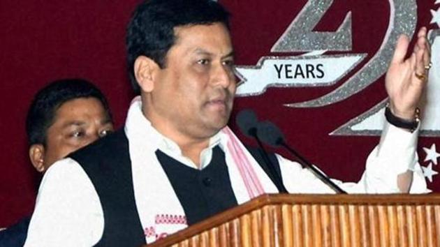 The decision to protect land rights of indigenous people is in line with the BJP and its chief minister Sarbananda Sonowal’s (pictured) poll plank of protecting their ‘jati, mati, bheti’ — identity, land and base.(PTI/File Photo)