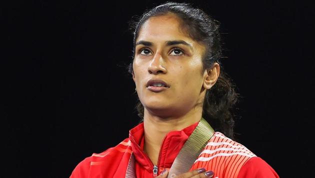 The Haryana government cancelled the felicitation function for the state’s Commonwealth Games medal winners after being threatened with a boycott by top athletes such as wrestler Vinesh Phogat.(PTI)