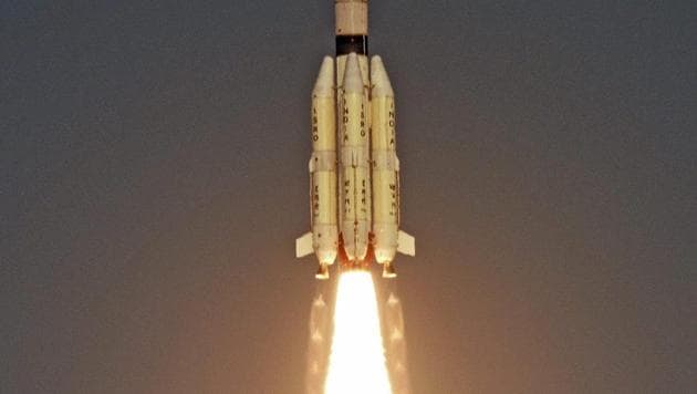 ISRO's GSLV-F08 carrying GSAT-6A communication satellite blasts off into orbit from Satish Dhawan Space Centre, in Sriharikota on March 29. (PTI Photo) ISRO's GSLV-F08 carrying GSAT-6A communication satellite blasts off into orbit from Satish Dhawan Space Centre, in Sriharikota on March 29. (PTI Photo)