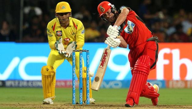 AB De Villiers scored a quickfire fifty for Royal Challengers Bangalore in the IPL 2018 match against Chennai Super Kings on Wednesday. (BCCI) AB De Villiers scored a quickfire fifty for Royal Challengers Bangalore in the IPL 2018 match against Chennai Super Kings on Wednesday. (BCCI)
