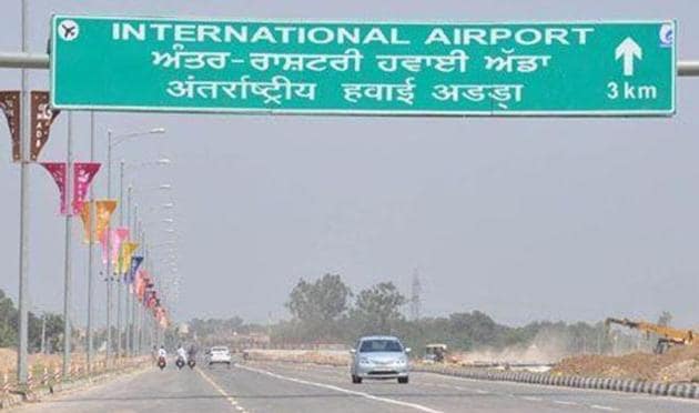 At present, only three international flights – Bangkok (four days a week), Dubai ( daily), and Sharjah (three days a week) — operate from the airport, with a weekly footfall of 4,000 — both arrival and departure.(HT File)