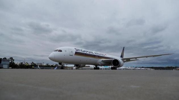Singapore Airlines is now taking delivery of Airbus’ newest wide-body, the A350-900. It has 21 planes in its fleet, of an order for 67 aircraft. (Reuters File Photo) Singapore Airlines is now taking delivery of Airbus’ newest wide-body, the A350-900. It has 21 planes in its fleet, of an order for 67 aircraft. (Reuters File Photo)