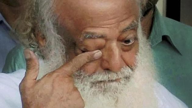 Asaram was on Wednesday convicted of raping a teenager from UP’s Shahjahanpur in 2013 and sentenced to life imprisonment.(PTI File Photo)