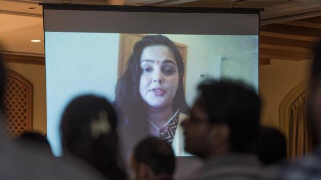 A special NDPS court has ordered attachment of three plush flats owned by former Bollywood actor Mamta Kulkarni, who is one of the key accused in the multi-crore drug racket case unearthed by the Thane Police in 2016, after she failed to appear before the court in connection with the drug case. (Satish Bate / HT File) 