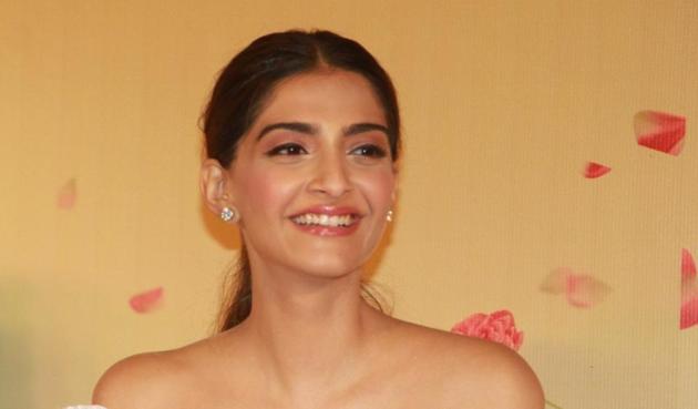 Sonam Kapoor at the trailer of Veere Di Wedding.(IANS)