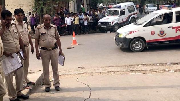 Police believe the robbers may have fled to neighbouring Haryana. (HT Photo) Police believe the robbers may have fled to neighbouring Haryana. (HT Photo)
