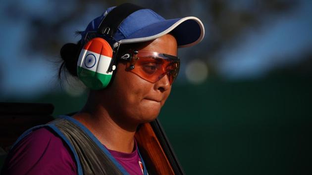Shreyasi Singh and Shahzar Rizvi are among four shooters that have been recommended for the Arjuna Award by the National Rifle Association of India (NRAI).(AFP)