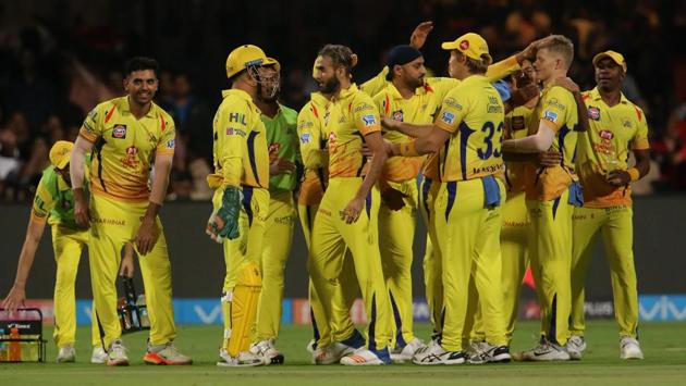Three CSK bowlers picked two wickets each, but were unable to prevent RCB from getting past 200. (BCCI) Three CSK bowlers picked two wickets each, but were unable to prevent RCB from getting past 200. (BCCI)