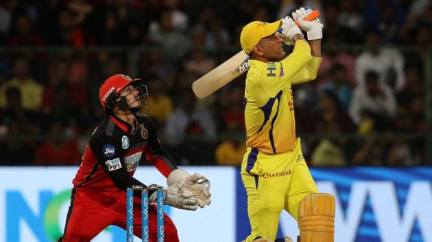 Skipper MS Dhoni finished things off with a crucial 70 off 34 to ensure a CSK win. (BCCI) 