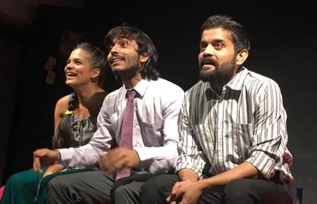 The cast of the play Adrak features alumni of The Drama School. The cast of the play Adrak features alumni of The Drama School.