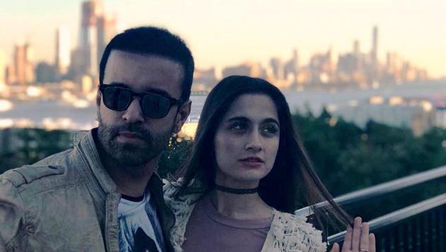 Sanjeeda Sheikh and Aamir Ali recently shot for a music video together.(Instagram)