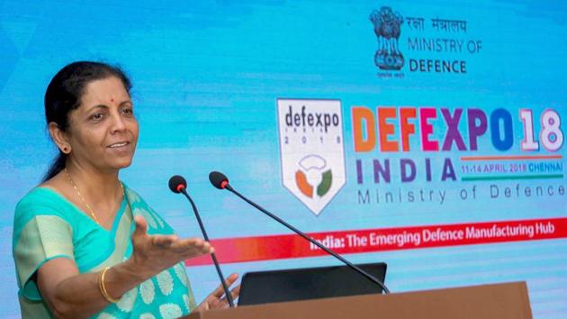 Defence minister Nirmala Sitharaman.(PTI)