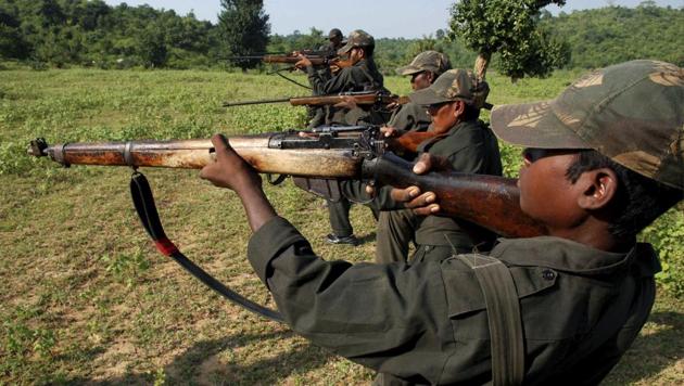 The anti-Maoist operation by jointly launched by Chhattisgarh and Telangana police on the basis of intelligence inputs.(AP/File Photo)