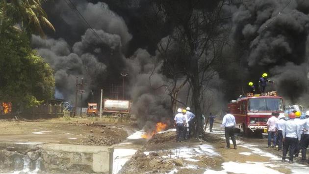 An electric short circuit may have caused the fire, claim officials.(HT FILE)