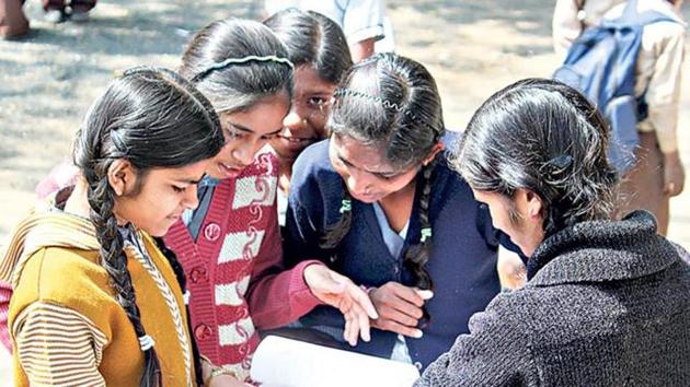 Girls outperformed boys in the results of the Secondary School Certificate (SSC) examinations (Class 10) in Telangana, results of which were declared on Friday. (HT file) Girls outperformed boys in the results of the Secondary School Certificate (SSC) examinations (Class 10) in Telangana, results of which were declared on Friday. (HT file)
