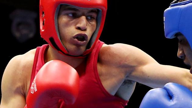 Sumit Sangwan, an Olympian and a bronze-medallist from the India Open in January, will take on Greece’s Vagka Nanitzanian in the semifinal of the Belgrade International boxing tournament.(Getty Images)