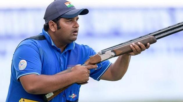 Indian shooter Sheeraz Sheikh is currently taking part in the ISSF World Cup.(Twitter)