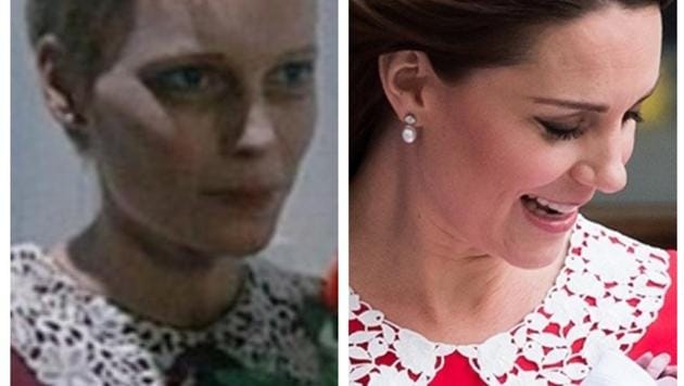 Kate Middleton is being attacked by both the fashion police and the movie police.