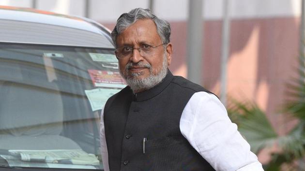 Bihar deputy chief minister Sushil Kumar Modi.(Mohd Zakir/HT File Photo)