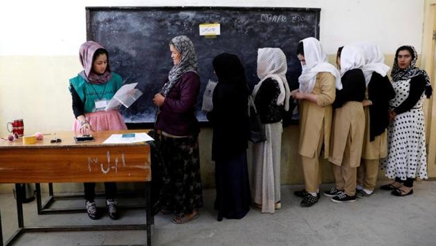 The complex process of registering voters at more than 7,000 centres around Afghanistan began this month in 34 provincial capitals, with district centres and villages due to begin next month.(Reuters File Photo) The complex process of registering voters at more than 7,000 centres around Afghanistan began this month in 34 provincial capitals, with district centres and villages due to begin next month.(Reuters File Photo)