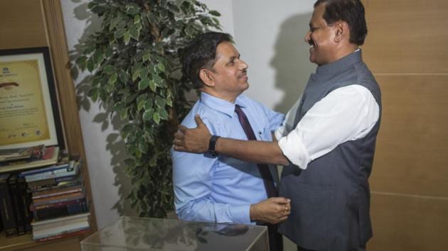 Suhas Pednekar was appointed the V-C on Friday, six months after Sanjay Deshmukh was sacked (Pratik Chorge/HT Photo) Suhas Pednekar was appointed the V-C on Friday, six months after Sanjay Deshmukh was sacked (Pratik Chorge/HT Photo)