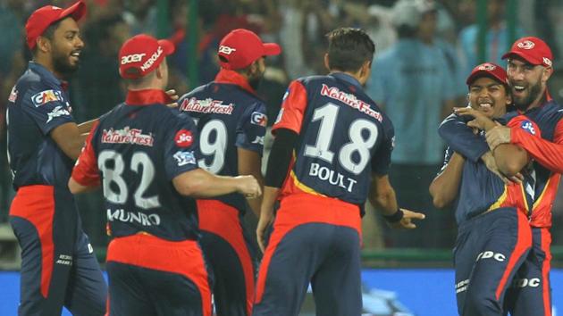 Delhi Daredevils (DD) thrashed Kolkata Knight Riders (KKR) by 55 runs in their IPL 2018 encounter at the Feroz Shah Kotla stadium in New Delhi on Friday. (BCCI)
