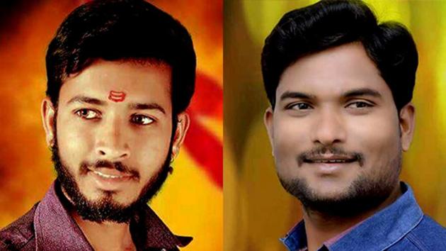 NCP workers Yogesh Ralebhat and Rakesh Ralebhat shot dead by bike-borne assailants in Ahmednagar.(ANI Photos) NCP workers Yogesh Ralebhat and Rakesh Ralebhat shot dead by bike-borne assailants in Ahmednagar.(ANI Photos)