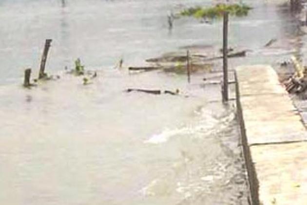 Flooded by river water, Nakayal village near Haldwani in Uttarakhand’s Nainital district remains cut off from outside areas during monsoons. (PTI File Photo For Representation) Flooded by river water, Nakayal village near Haldwani in Uttarakhand’s Nainital district remains cut off from outside areas during monsoons. (PTI File Photo For Representation)