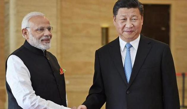 Prime Minister Narendra Modi and Chinese President Xi Jinping at the recent meeting. (PTI) Prime Minister Narendra Modi and Chinese President Xi Jinping at the recent meeting. (PTI)