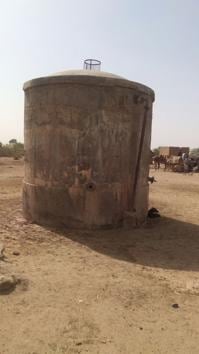 The water tank that had been lying defunct.(HT Photo)