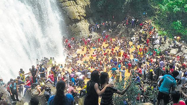 A perceptible increase in the number of trekking groups at popular destinations in the Sahyadri ranges in western Maharashtra, coupled with rising numbers of accidents in recent years, has drawn attention to the need for intervention from the authorities. Along with growing incidents of trekkers getting lost, drowned or falling in gorges, the sheer increase in the number of trekking groups has meant overcrowding at these destinations, putting tremendous pressure on the sensitive flora and fauna and local resources.(HT PHOTO)