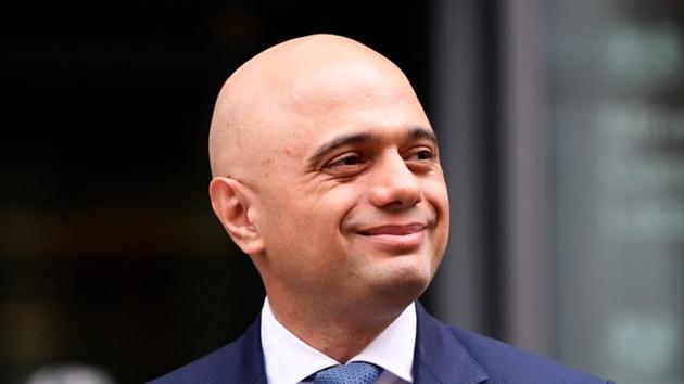 Sajid Javid stands outside the Home Office after being named as Britain's Home Secretary in London on April 30. (Reuters Photo) Sajid Javid stands outside the Home Office after being named as Britain's Home Secretary in London on April 30. (Reuters Photo)