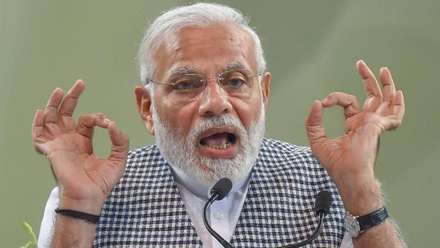 Prime Minister Narendra Modi speaks during the launch of Buddha Jayanti celebrations organised by the ministry of culture in collaboration with the International Buddhist Confederation (IBC) in New Delhi on Monday. Modi has said all villages in India have now been connected with electricity. (PTI) Prime Minister Narendra Modi speaks during the launch of Buddha Jayanti celebrations organised by the ministry of culture in collaboration with the International Buddhist Confederation (IBC) in New Delhi on Monday. Modi has said all villages in India have now been connected with electricity. (PTI)