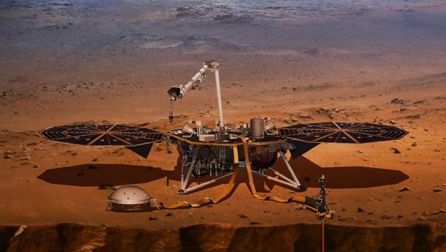 NASA's Interior Exploration using InSight to be used on NASA's next mission to Mars scheduled to launch Saturday. (AFP Photo)