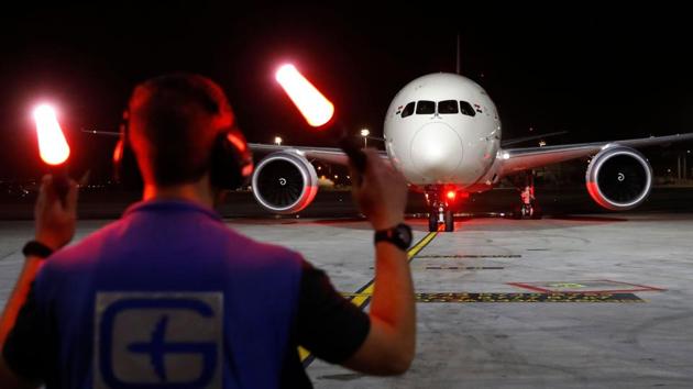 In an earlier report, the Airports Council International ranked Delhi, Kolkata, Hyderabad, Bengaluru and Chennai among the fastest growing airports in the world. (AFP/Photo for representation) In an earlier report, the Airports Council International ranked Delhi, Kolkata, Hyderabad, Bengaluru and Chennai among the fastest growing airports in the world. (AFP/Photo for representation)