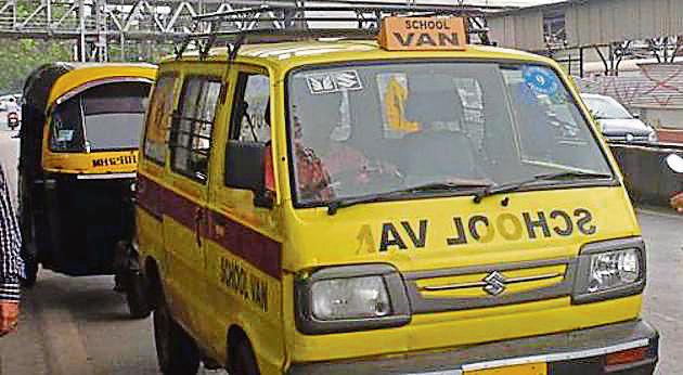 The commission had recommended action against the RTOs for their laxity on ensuring school van safety.(HT File Photo)