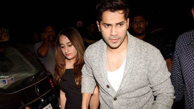 Varun Dhawan with rumoured girlfriend Natasha Dalal. (Yogen Shah) Varun Dhawan with rumoured girlfriend Natasha Dalal. (Yogen Shah)