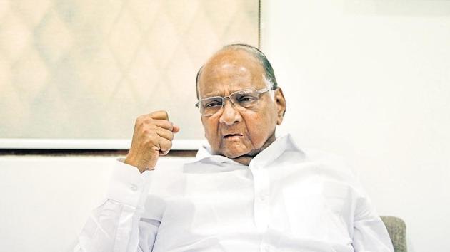 NCP chief Sharad Pawar has made it clear he will not concede any of the seats NCP won at the last election, even if these may have belonged to Congress in the previous arrangement when they were together in government.(HT FILE)