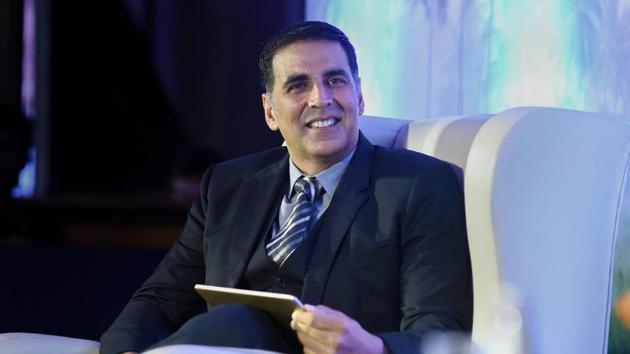 Akshay Kumar during a promotional event in Mumbai.(PTI) Akshay Kumar during a promotional event in Mumbai.(PTI)