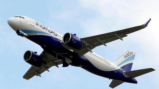 FILE PHOTO: An IndiGo Airlines Airbus A320 aircraft takes off in Colomiers near Toulouse, France, October 19, 2017. REUTERS/Regis Duvignau/File Photo(REUTERS File Photo) FILE PHOTO: An IndiGo Airlines Airbus A320 aircraft takes off in Colomiers near Toulouse, France, October 19, 2017. REUTERS/Regis Duvignau/File Photo(REUTERS File Photo)
