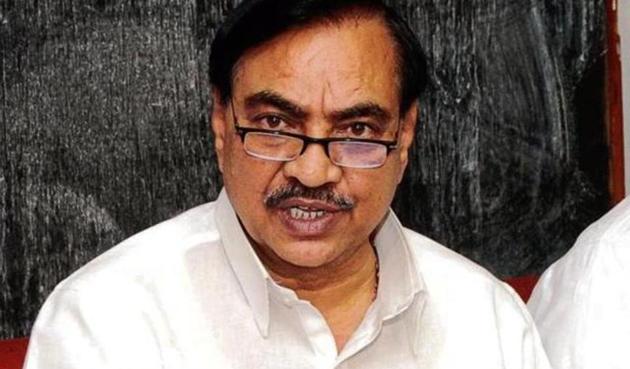 Former revenue minister Eknath Khadse(HT file photo) Former revenue minister Eknath Khadse(HT file photo)