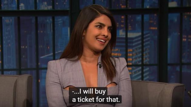 Priyanka Chopra promoted her show Quantico on the Late Night with Seth Meyers show. Priyanka Chopra promoted her show Quantico on the Late Night with Seth Meyers show.